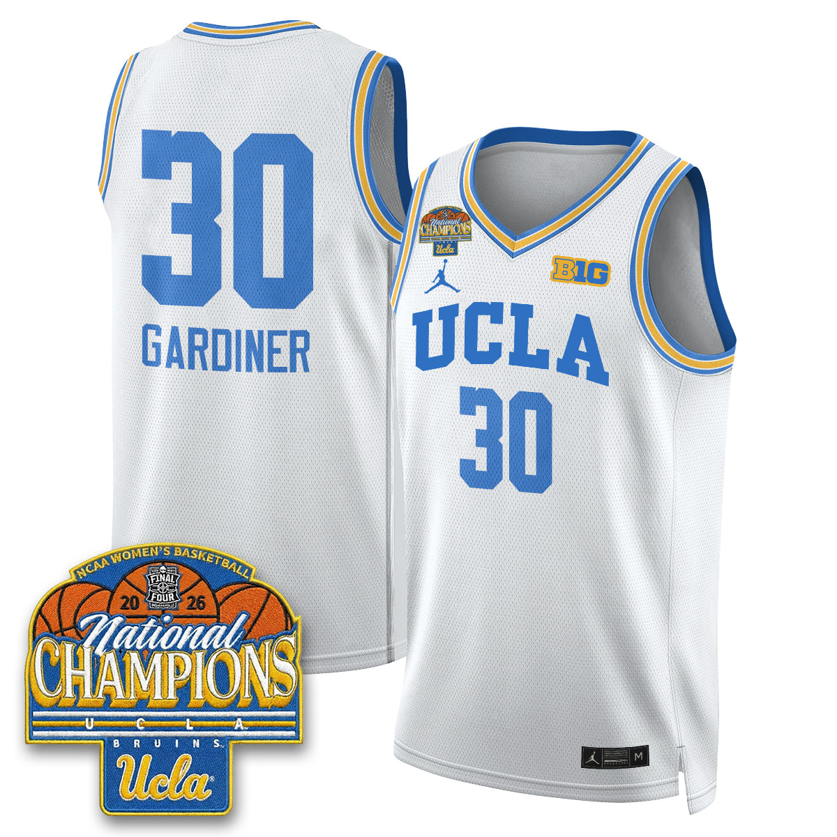 UCLA Women's Basketball National Champion 2026 Limited Jersey - All Stitched by UCLA