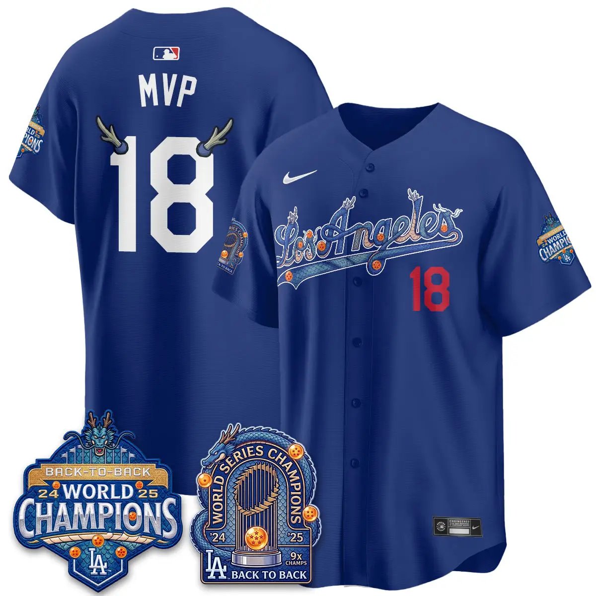 LAD x DB Night 2026 Vapor Jersey - Stitched by Los Angeles Dodgers