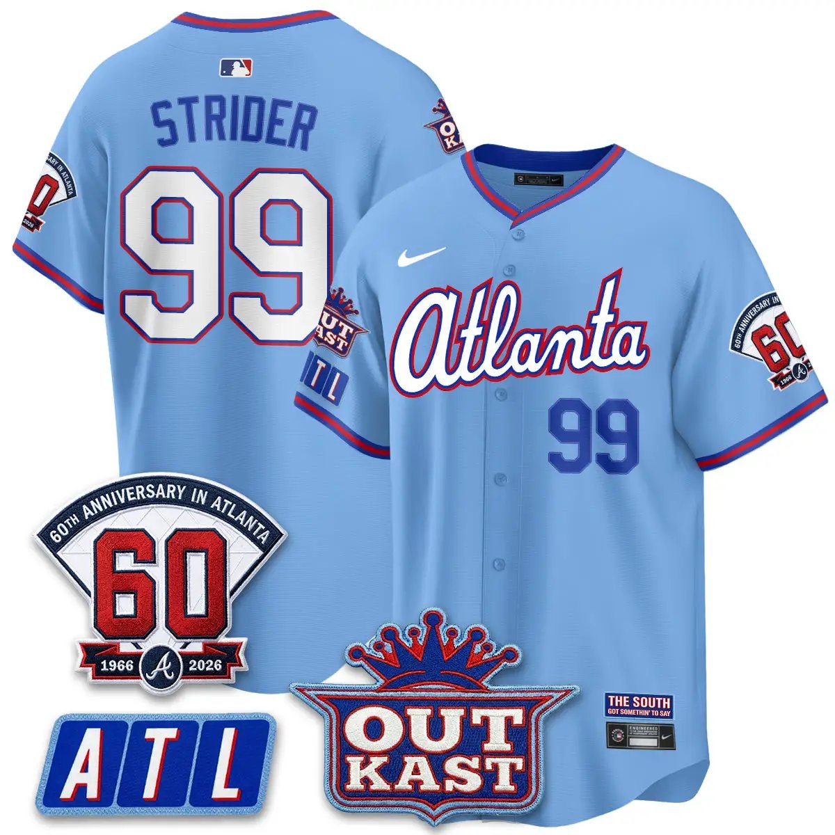 ATL 2026 City Connect Vapor Limited Jersey - All Stitched V3 by Atlanta Braves