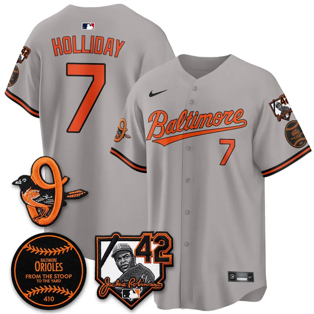 Baltimore Orioles 2026 Jackie Robinson Day Vapor Limited Jersey - All Stitched by Baltimore Orioles