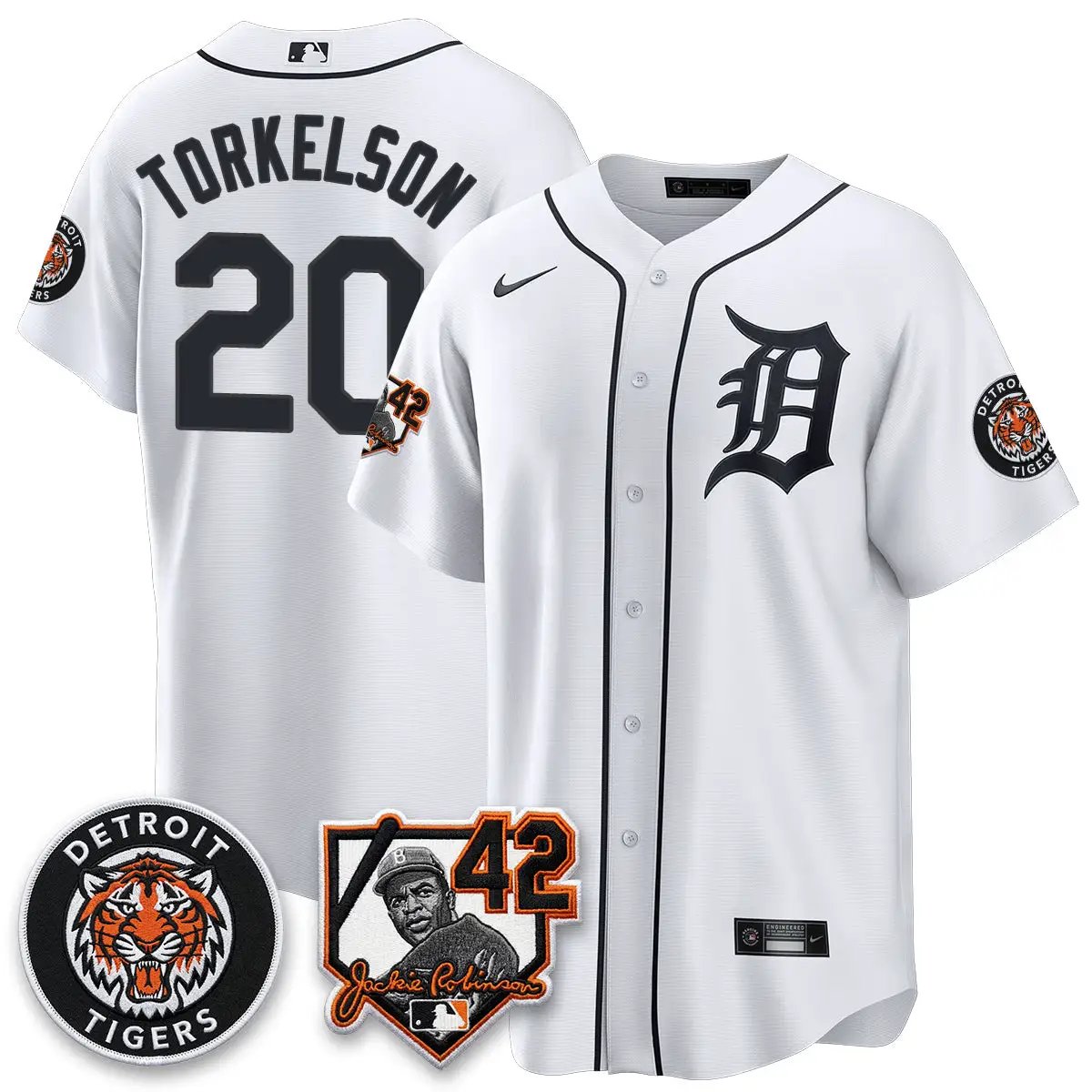 Detroit Tigers 2026 Jackie Robinson Day Vapor Limited Jersey - All Stitched by Detroit Tigers
