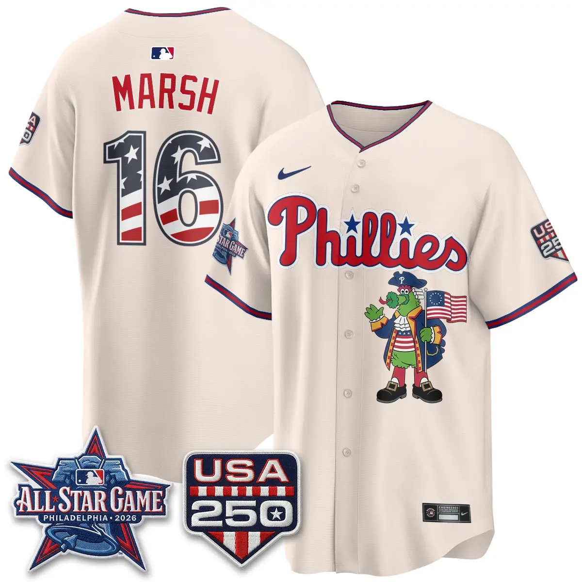 PHI 2026 All Star Phanatic Edition Vapor Jersey - Stitched by Philadelphia Phillies