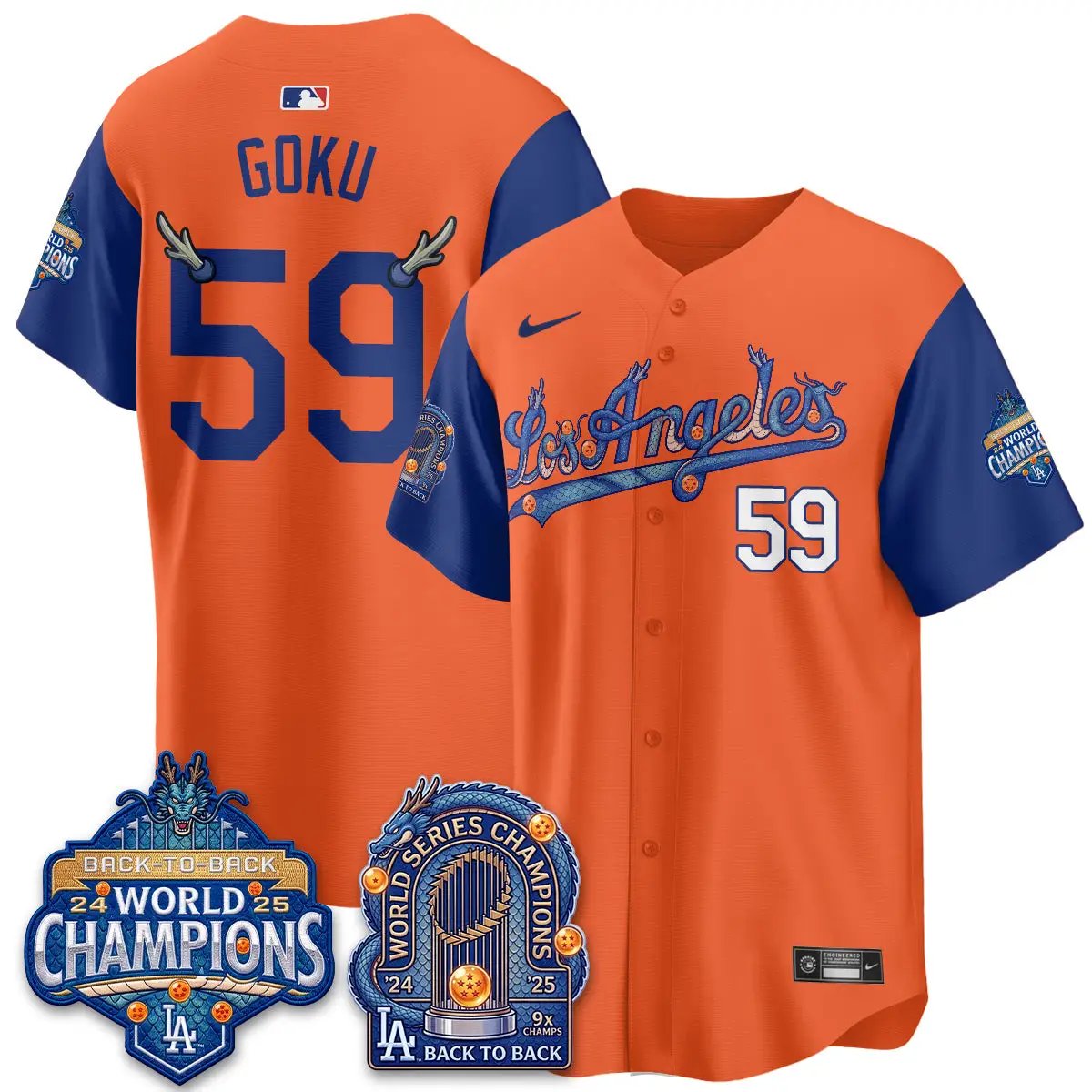 LAD x DB Night 2026 Vapor Jersey - Stitched by Los Angeles Dodgers