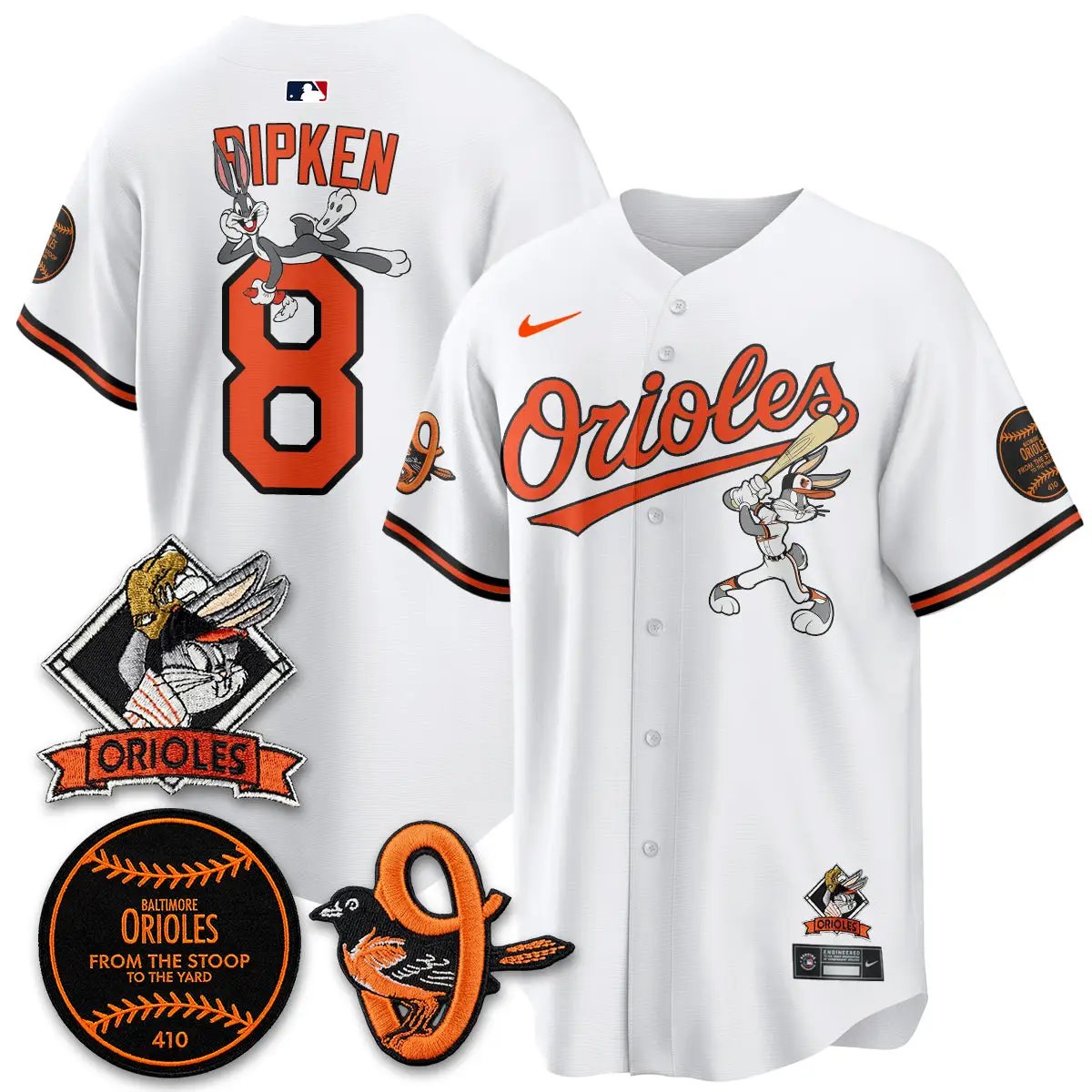 BAL x Bunny Vapor Premier Limited Jersey - Stitched by Baltimore Orioles