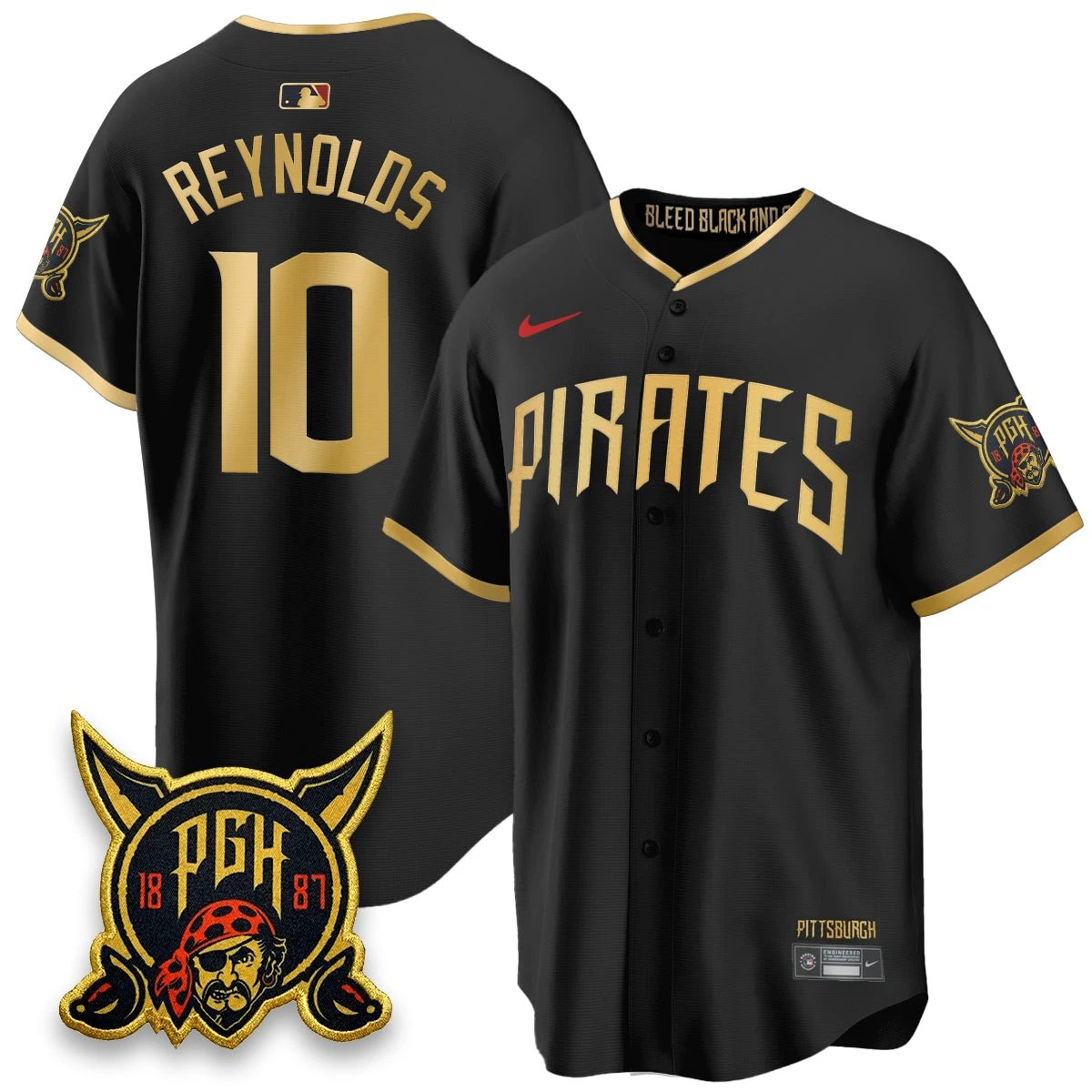 PIT 2026 City Connect Vapor Limited Jersey - All Stitched by Pittsburgh Pirates