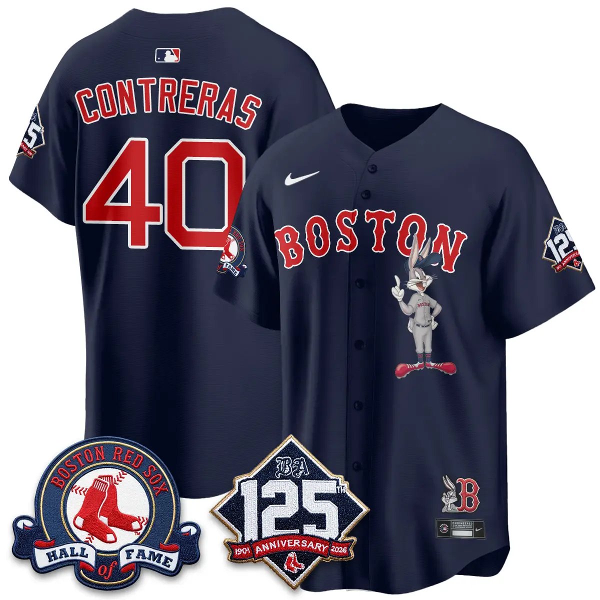BOS x Bunny Vapor Premier Limited Jersey - Stitched by Boston Red Sox