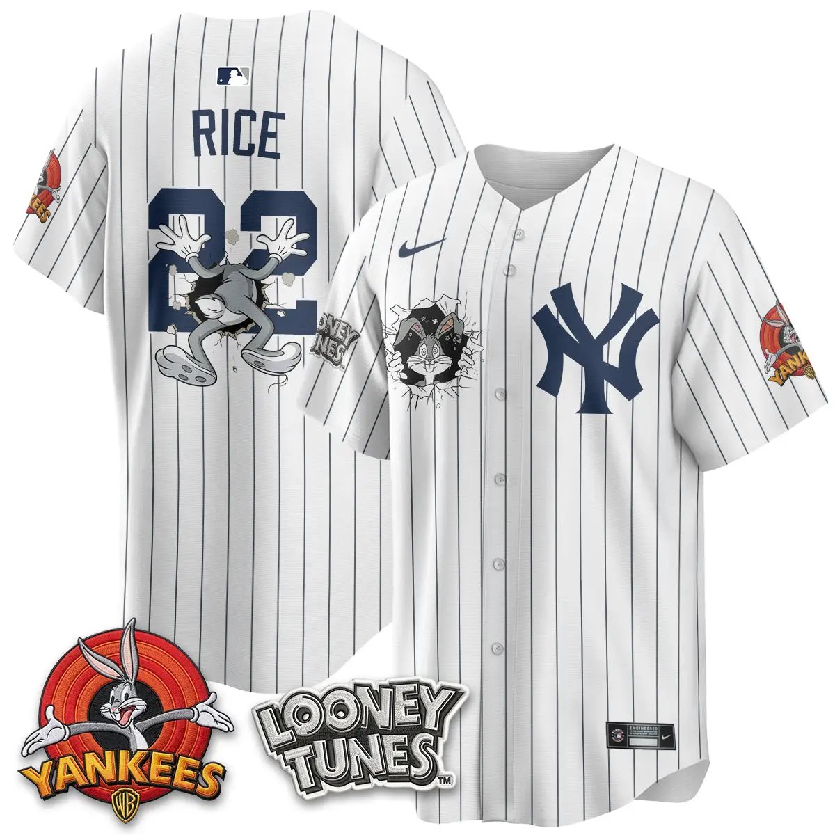 NYY x Bunny Vapor Limited Jersey V3- Printed by New York Yankees