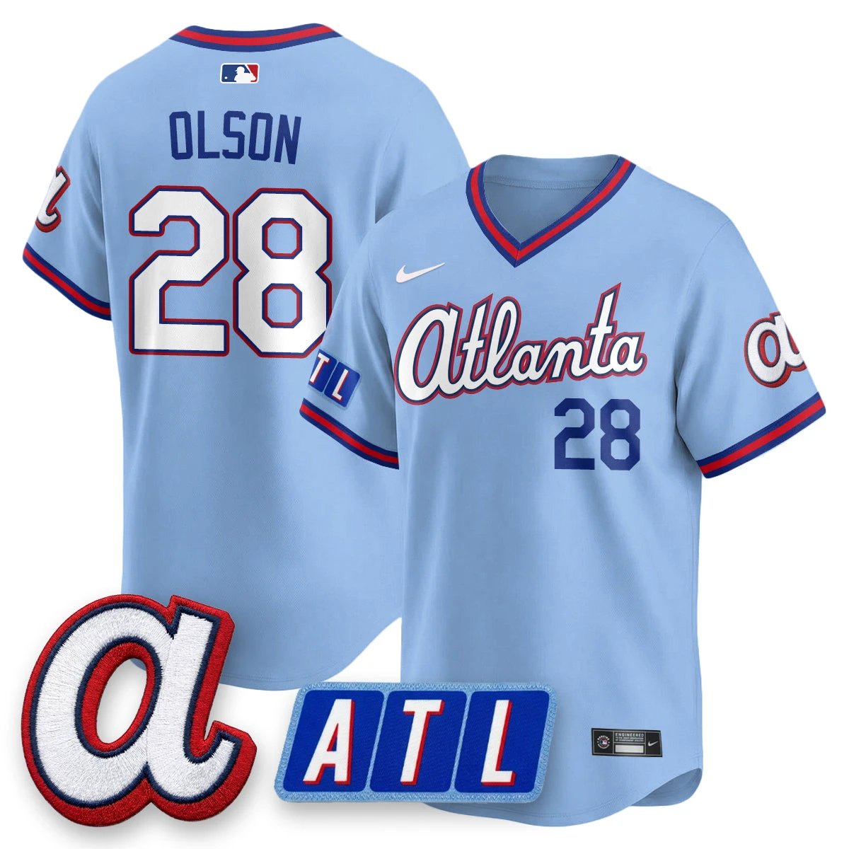 ATL 2026 New Era City Connect Vapor Limited Jersey - All Stitched by Atlanta Braves