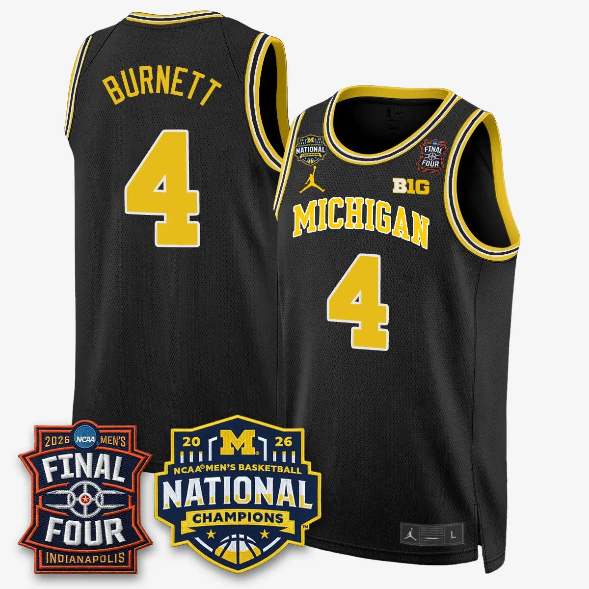 Michigan Wolverines 2026 NCAA Basketball Champions Limited Jersey - All Stitched by Michigan Wolverines