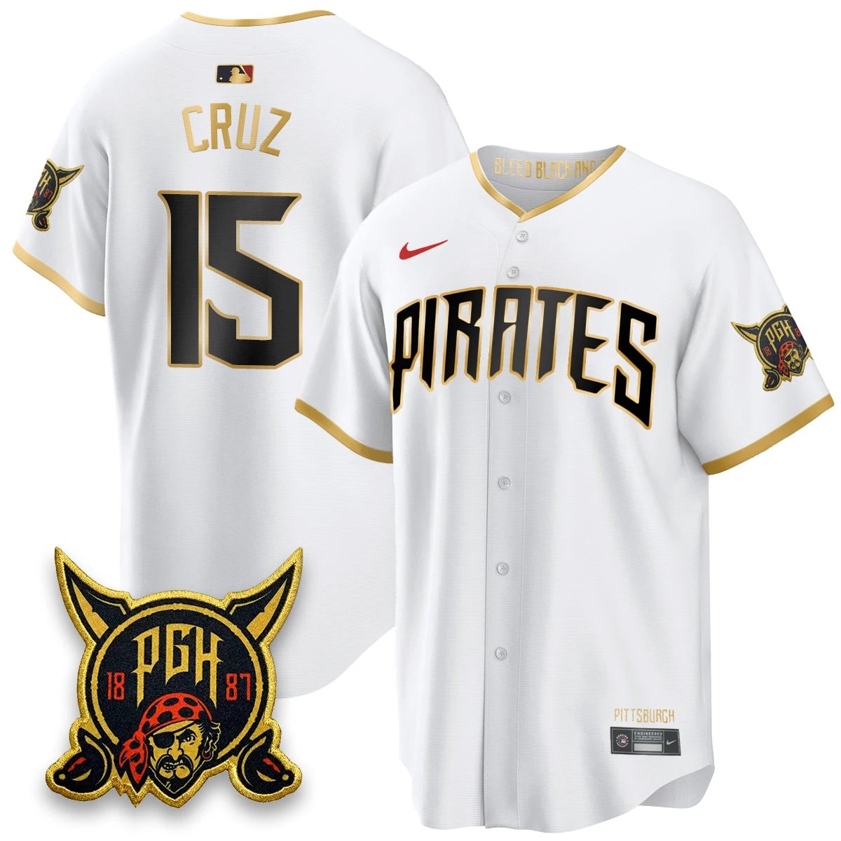 PIT 2026 City Connect Vapor Limited Jersey - All Stitched by Pittsburgh Pirates