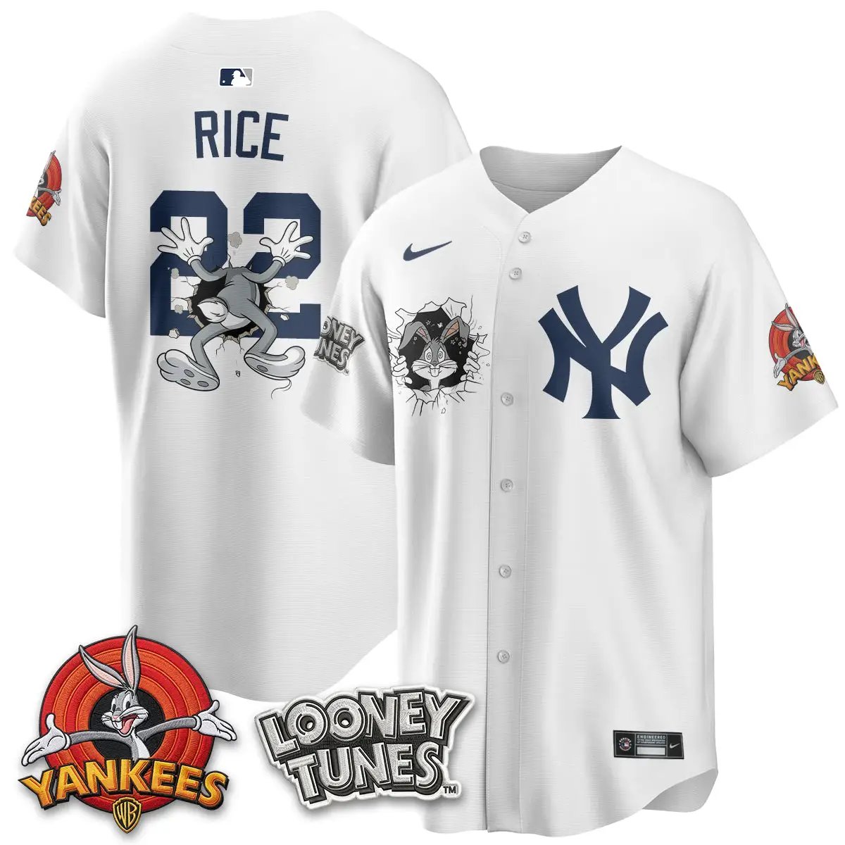 NYY x Bunny Vapor Limited Jersey V3- Printed by New York Yankees