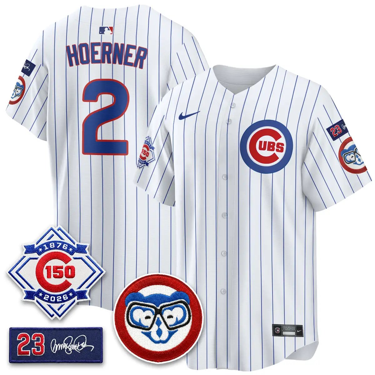 CHC 150th Anniversary Holy Cow Vapor Premier Limited Jersey - All Stitched by Chicago Cubs