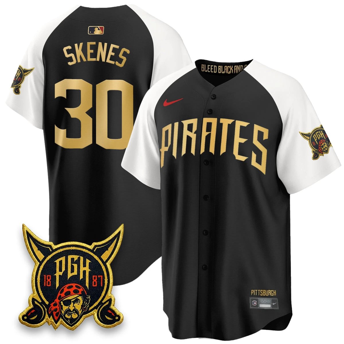 PIT 2026 City Connect Vapor Limited Jersey - All Stitched by Pittsburgh Pirates