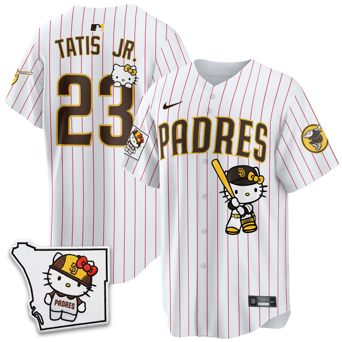 San Diego Padres x Meow KT Vapor Limited Jersey - All Stitched V2 by San Diego Padres