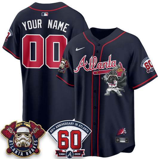 Atlanta Braves x SW Vapor Limited Custom Jersey - Stitched by Atlanta Braves