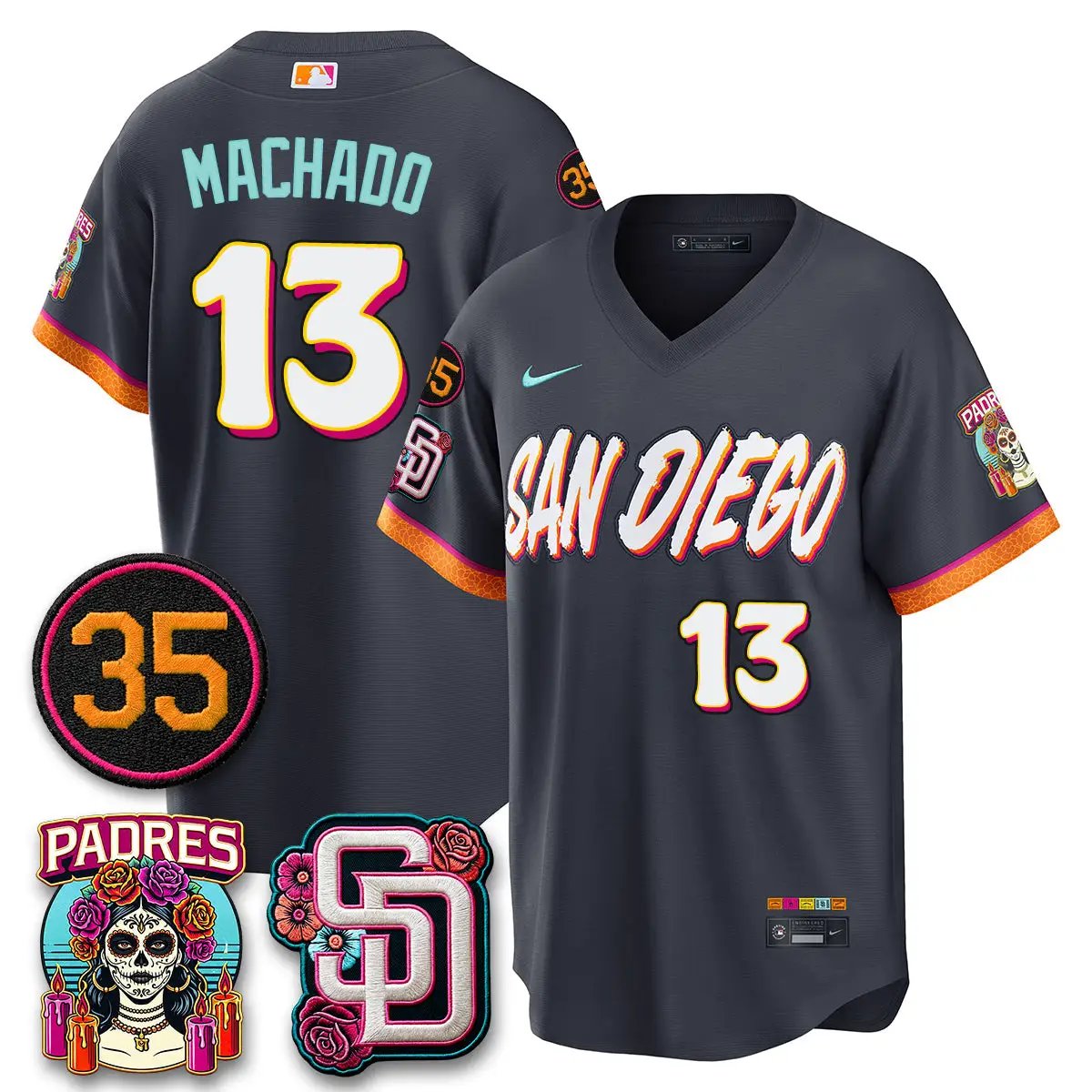 SD 2026 City Connect Vapor Limited Jersey - All Stitched V3 by San Diego Padres