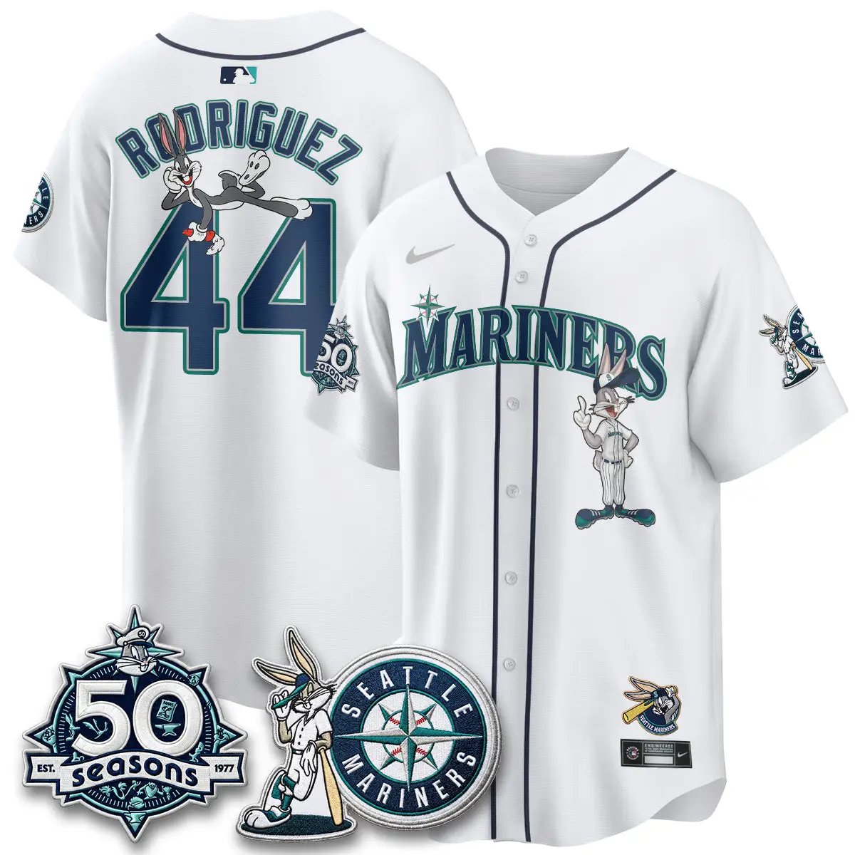SEA x Bunny Vapor Premier Limited Jersey - Stitched by Seattle Mariners