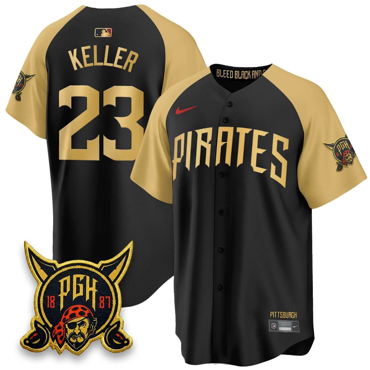 PIT 2026 City Connect Vapor Limited Jersey - All Stitched by Pittsburgh Pirates
