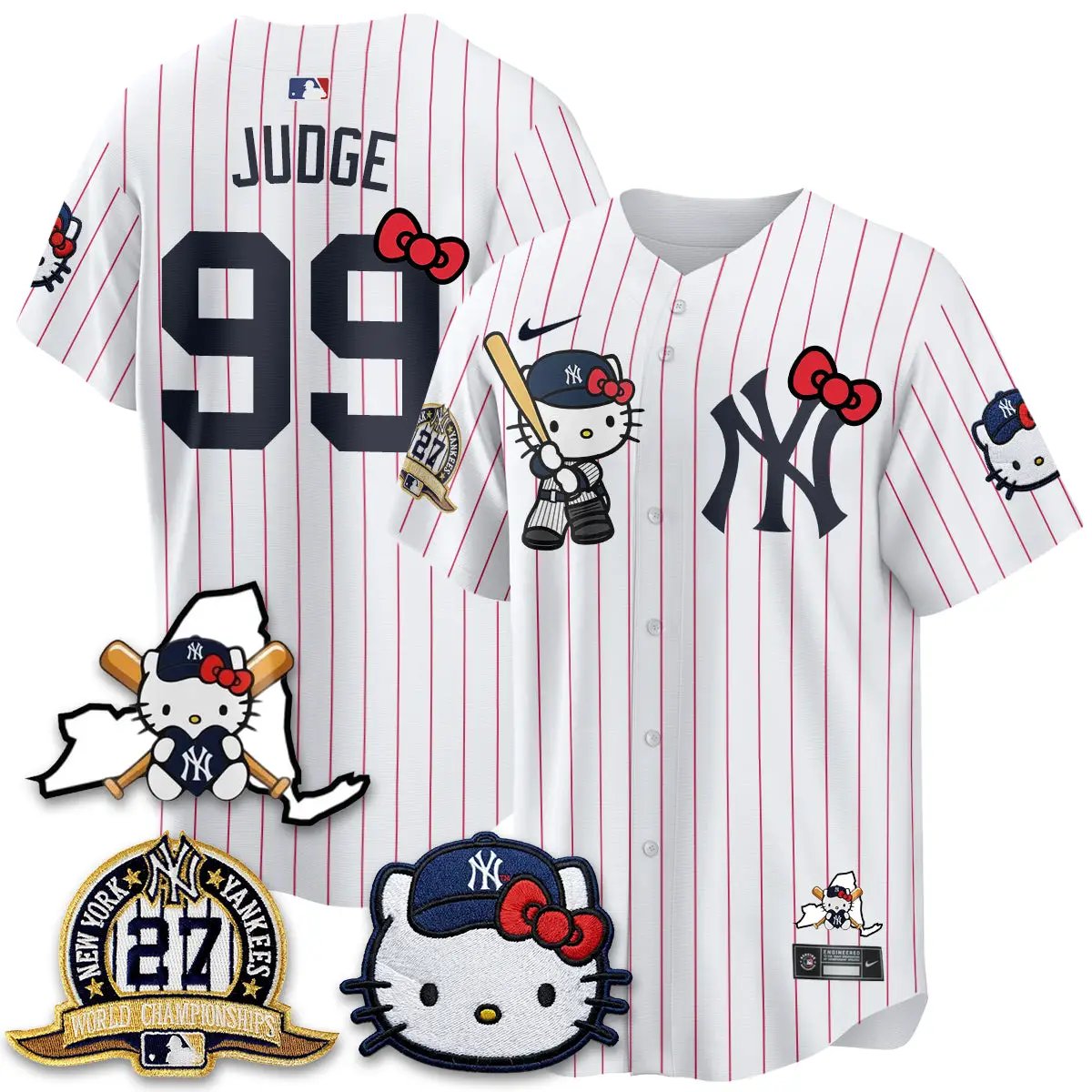 NYY Meow KT 2026 Vapor Limited Jersey - All Stitched by New York Yankees
