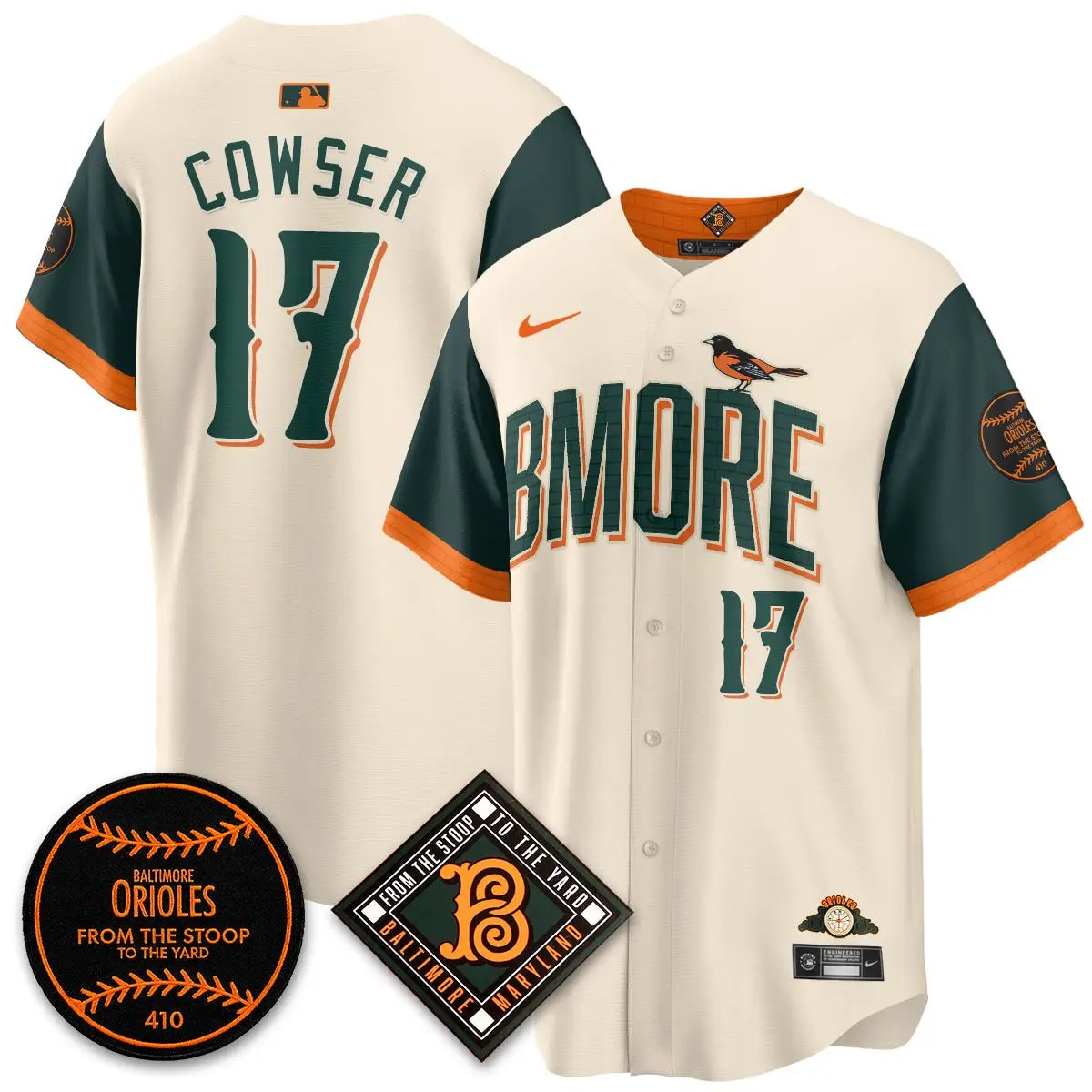 BAL 2026 City Connect Vapor Jersey - All Stitched by Baltimore Orioles