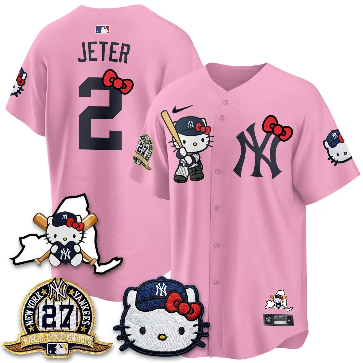 NYY Meow KT 2026 Vapor Limited Jersey - All Stitched by New York Yankees