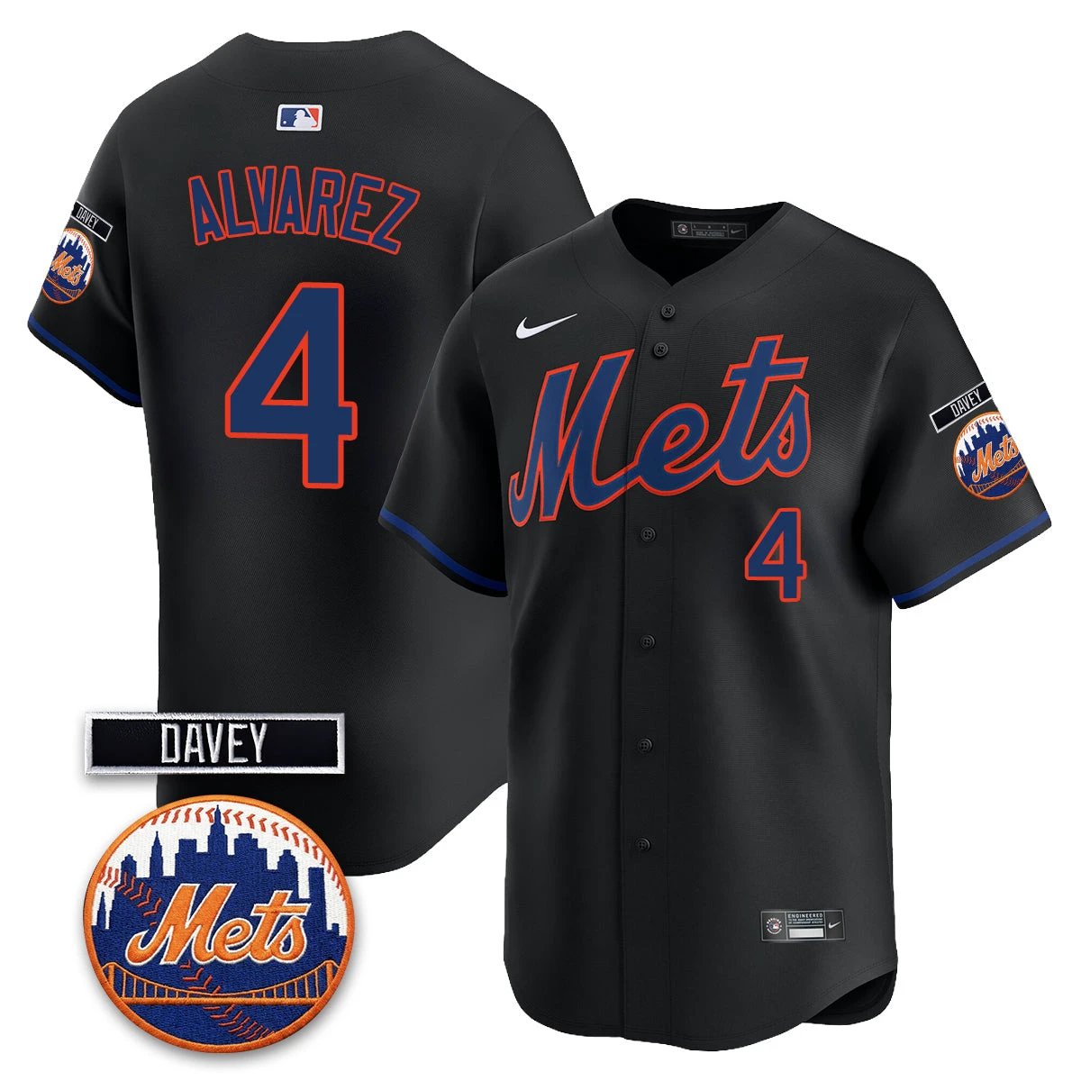 NYM 2026 Davey Johnson Memorial Vapor Limited Jersey - All Stitched by New York Mets