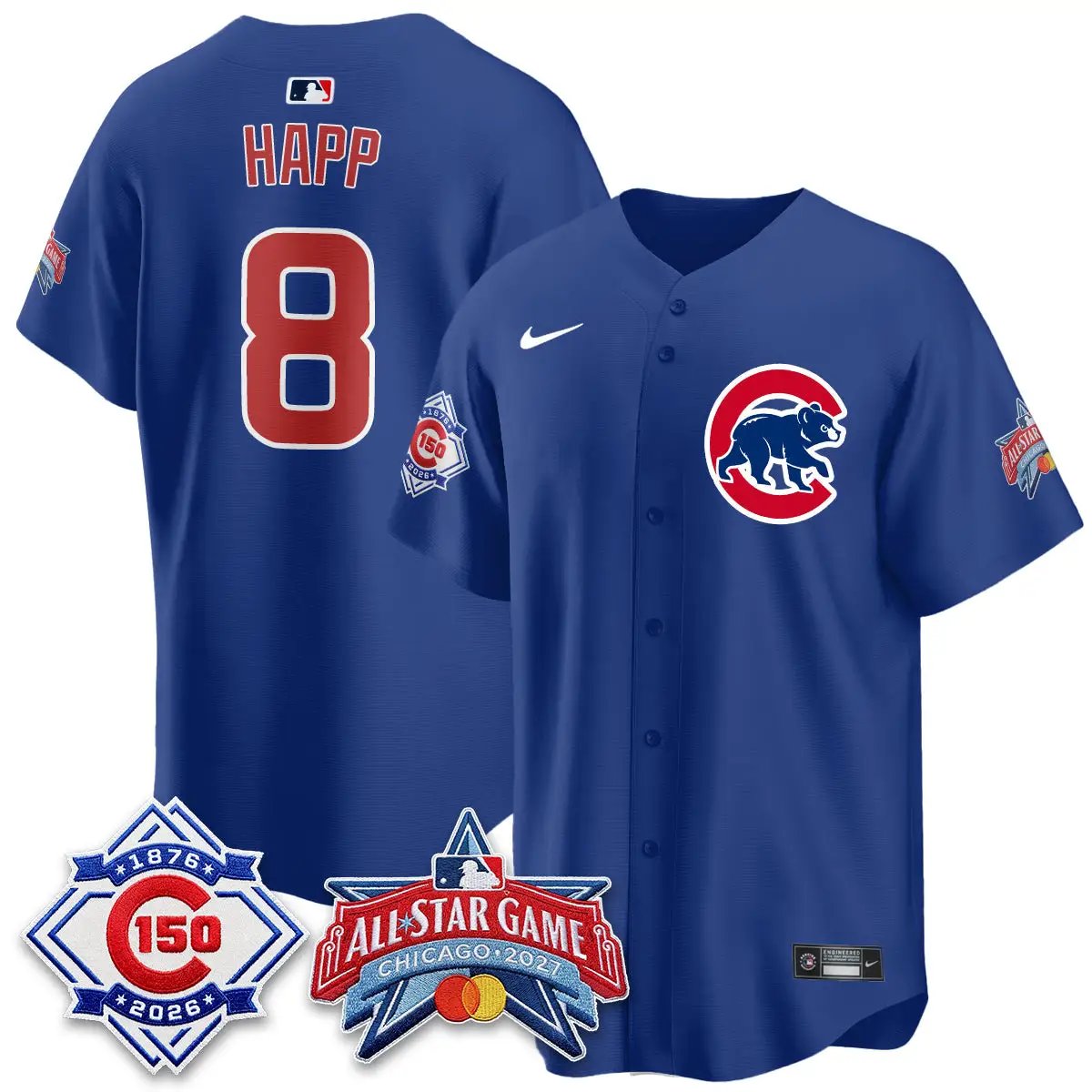CHC 2027 All Star Game Vapor Limited Jersey - Stitched by Chicago Cubs