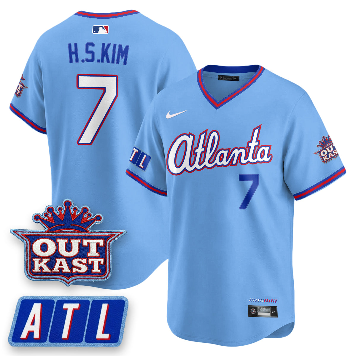 ATL 2026 City Connect x Outkast Patch Vapor Limited Jersey - All Stitched by Atlanta Braves