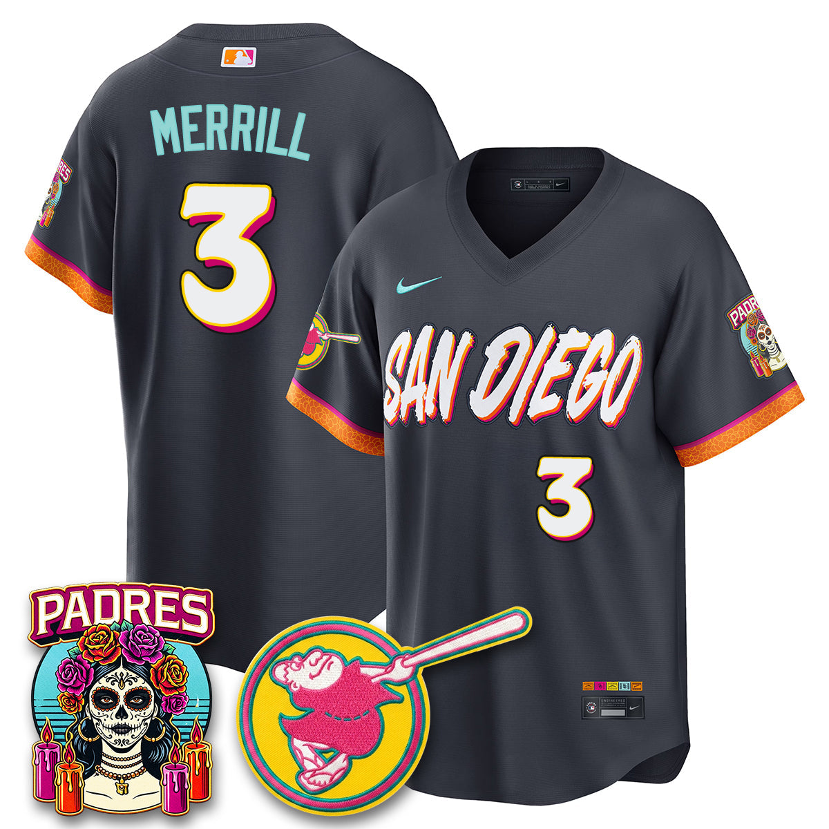 SD 2026 City Connect Vapor Limited Jersey - All Stitched by San Diego Padres