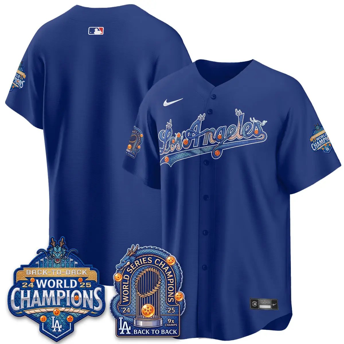 LAD x DB Night 2026 Vapor Jersey - Stitched by Los Angeles Dodgers