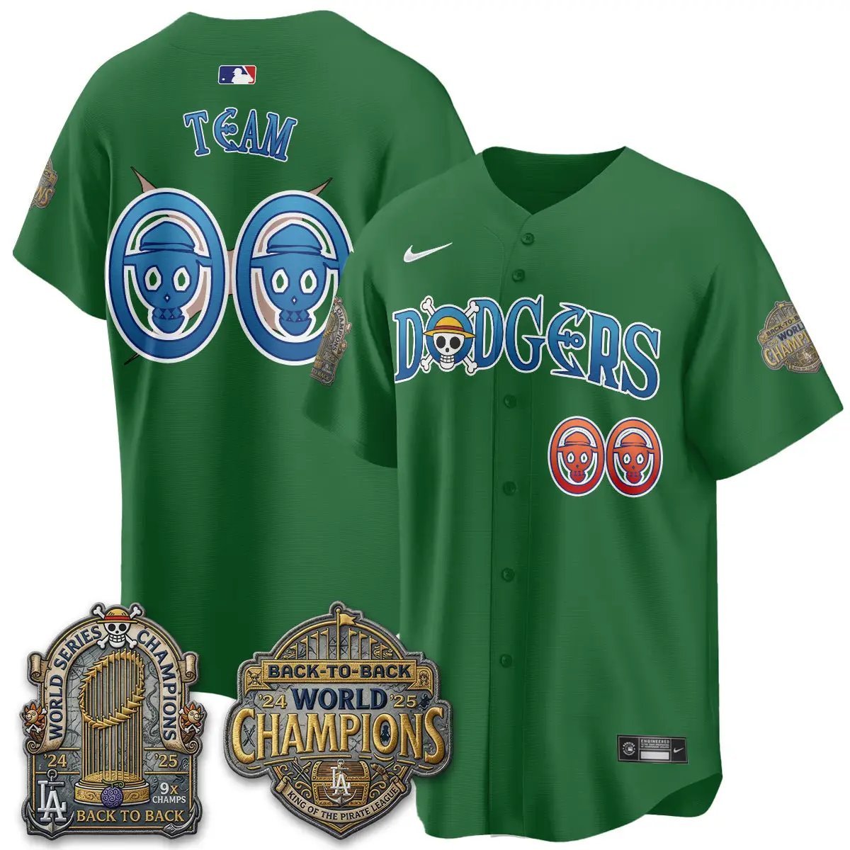 LAD Japanese Cartoon Vapor Limited Jersey - Stitched by Los Angeles Dodgers