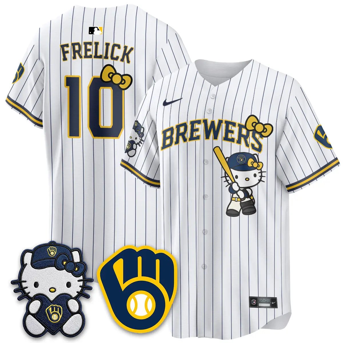 Milwaukee Brewers Meow KT Night Vapor Limited Jersey - All Stitched by Milwaukee Brewers
