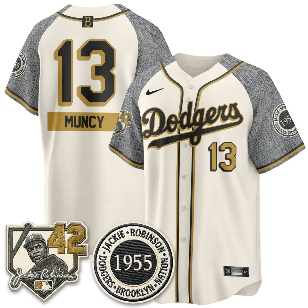 LAD 2026 New Era Jackie Robinson Vapor Limited Jersey - All Stitched by Los Angeles Dodgers