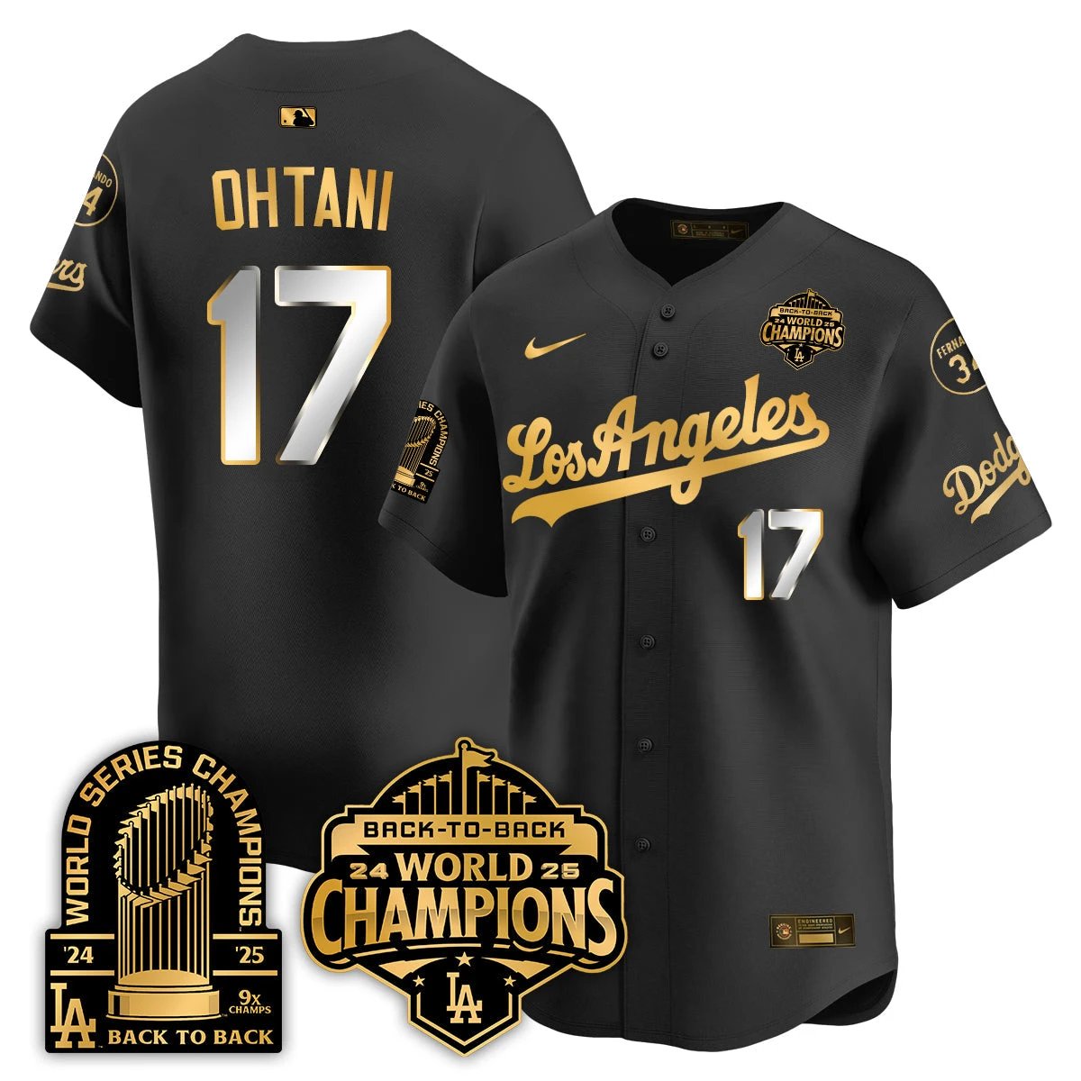 LAD Alternate Vapor Limited Jersey - 9x Champs - All Stitched by Los Angeles Dodgers