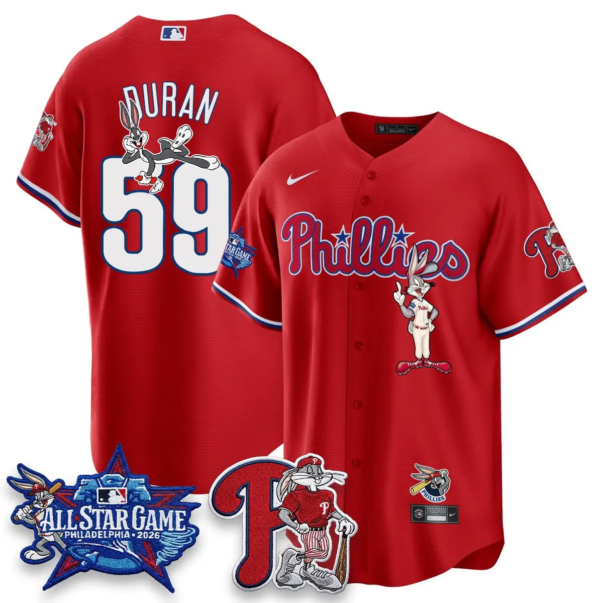 Philadelphia Phillies x Bunny Vapor Premier Limited Jersey - Stitched by Philadelphia Phillies