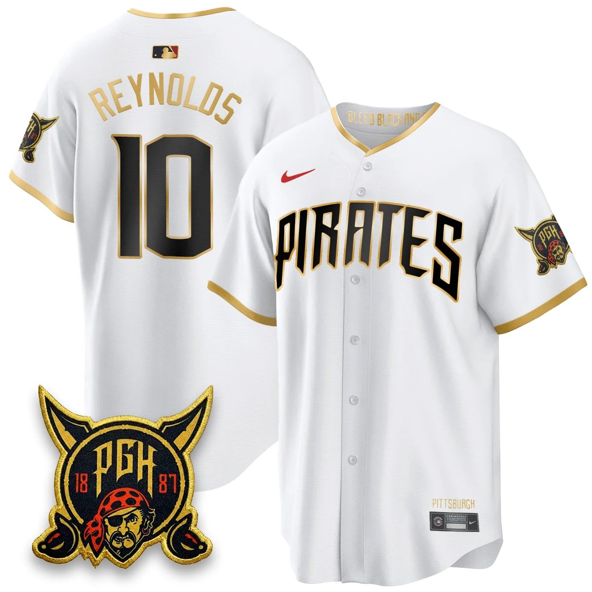 PIT 2026 City Connect Vapor Limited Jersey - All Stitched by Pittsburgh Pirates