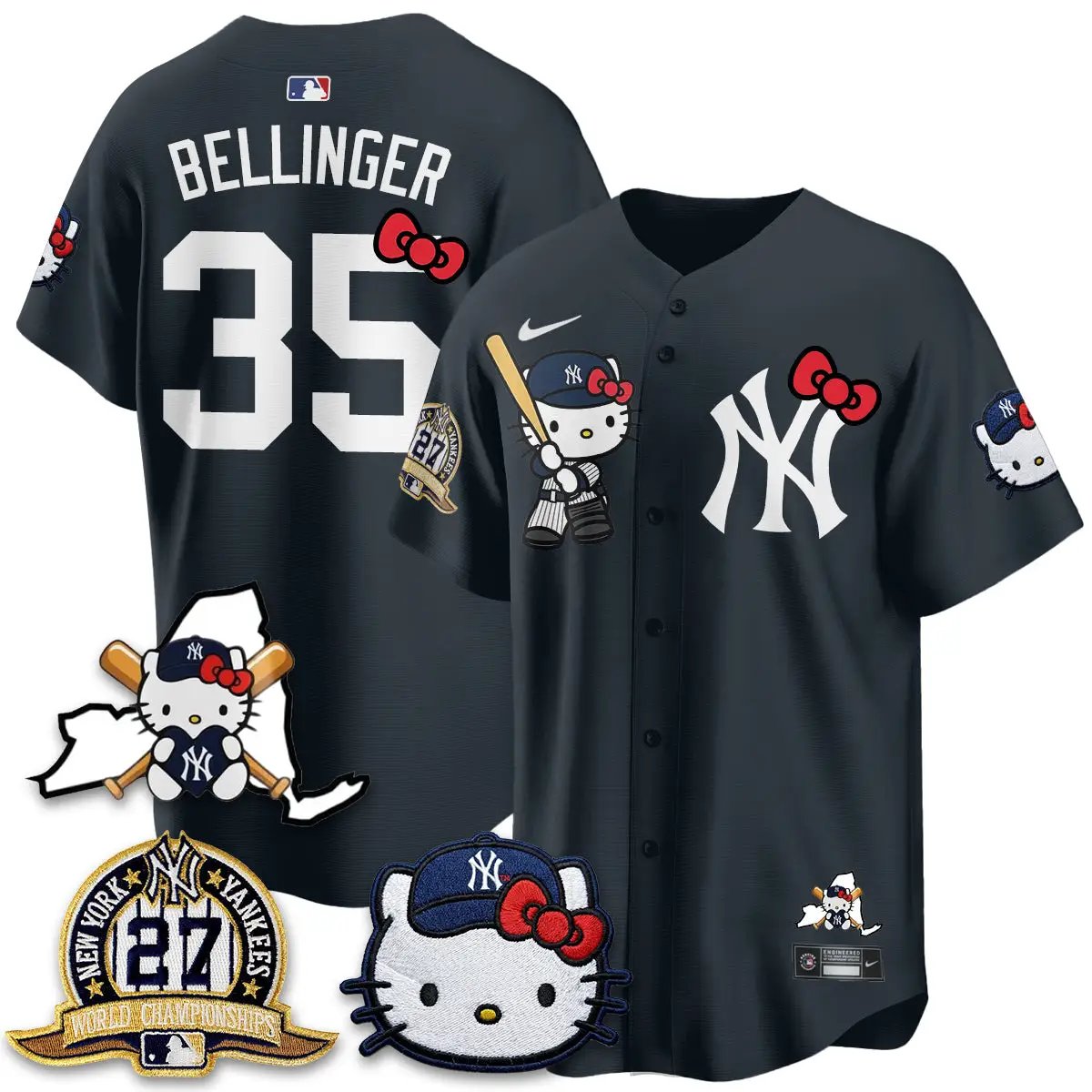 NYY Meow KT 2026 Vapor Limited Jersey - All Stitched by New York Yankees