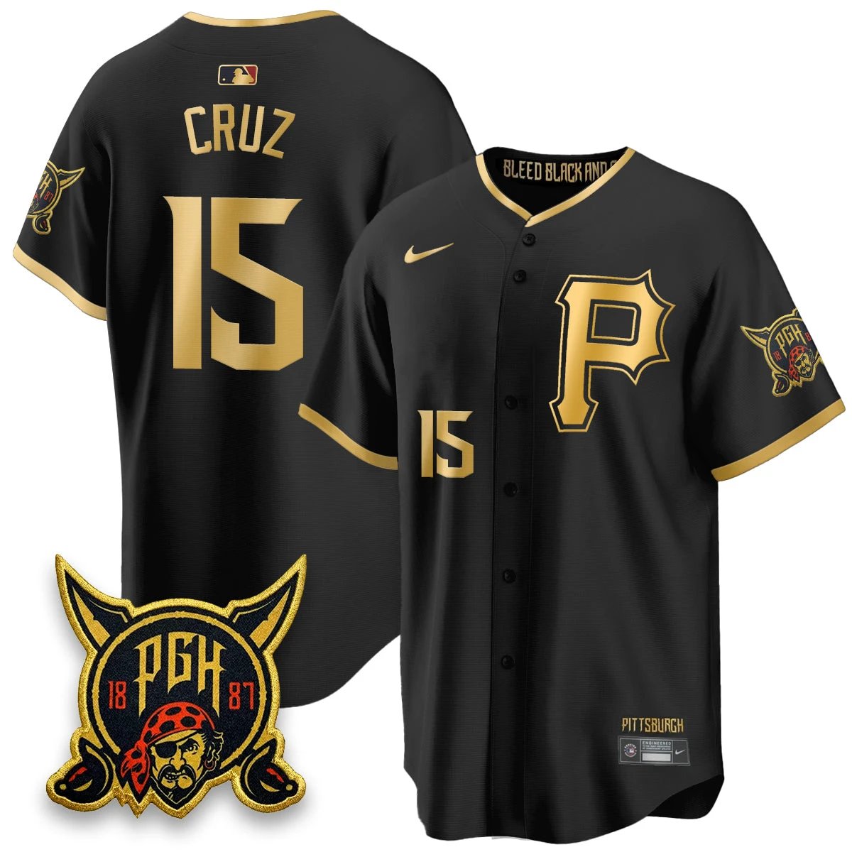 PIT 2026 City Connect Vapor Limited Jersey - All Stitched by Pittsburgh Pirates