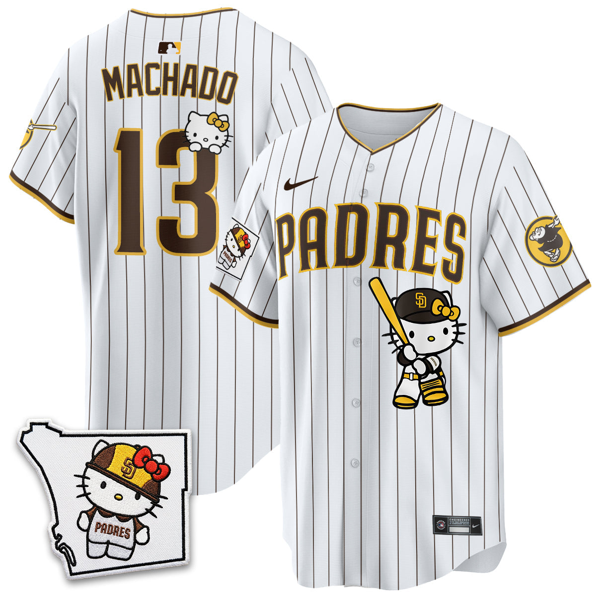 San Diego Padres x Meow KT Vapor Limited Jersey - All Stitched V2 by San Diego Padres