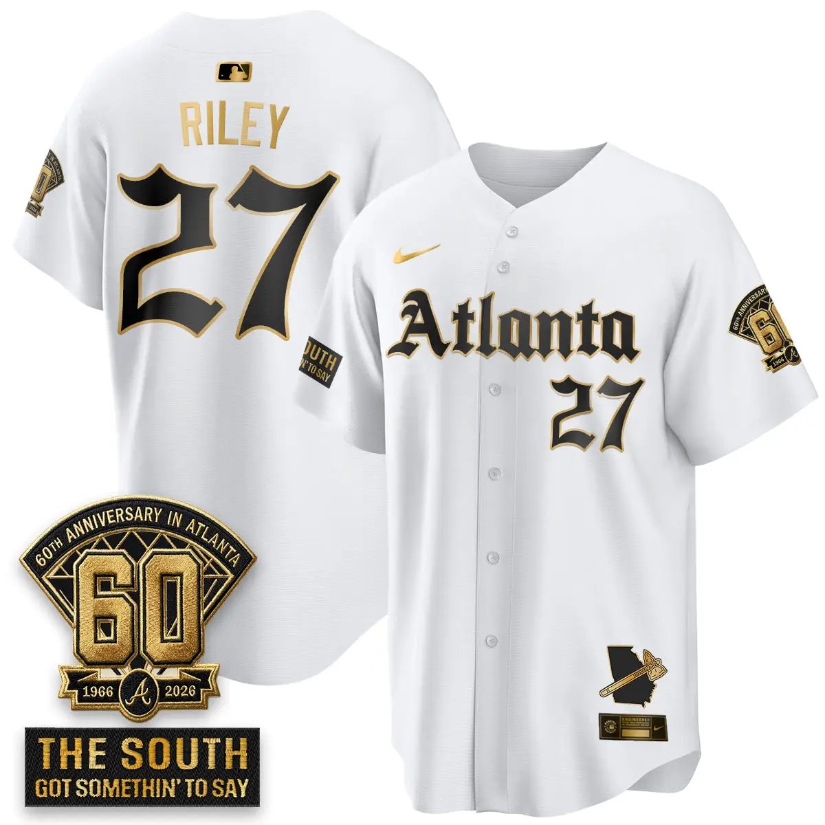 ATL 2026 Gothic Edition Vapor Limited Jersey - All Stitched V2 by Atlanta Braves