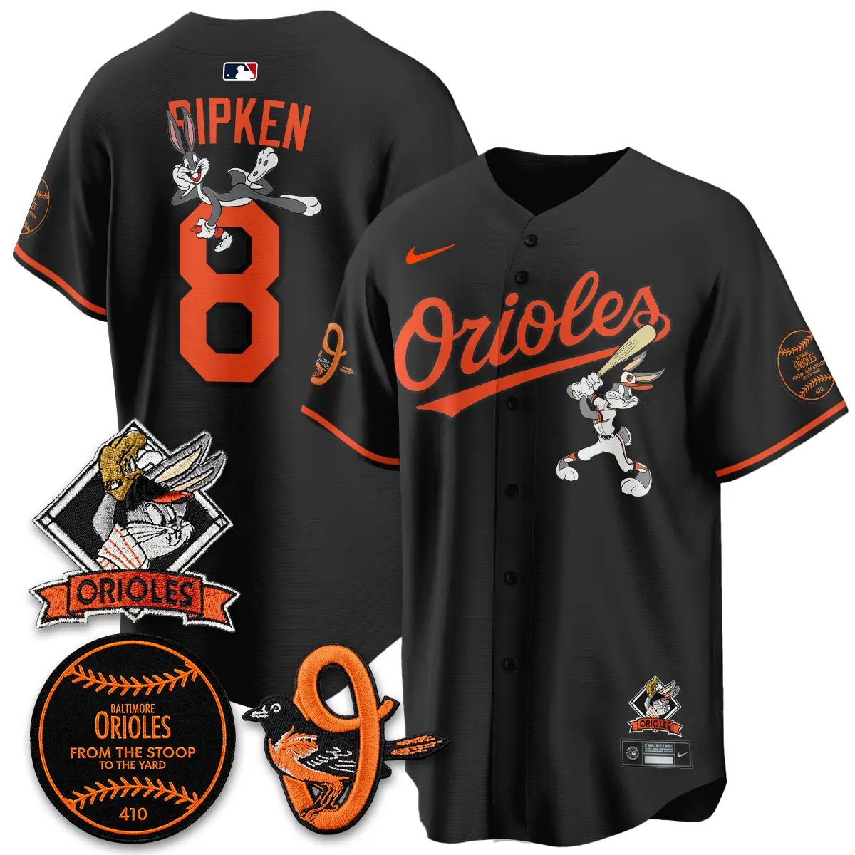 BAL x Bunny Vapor Premier Limited Jersey - Stitched by Baltimore Orioles