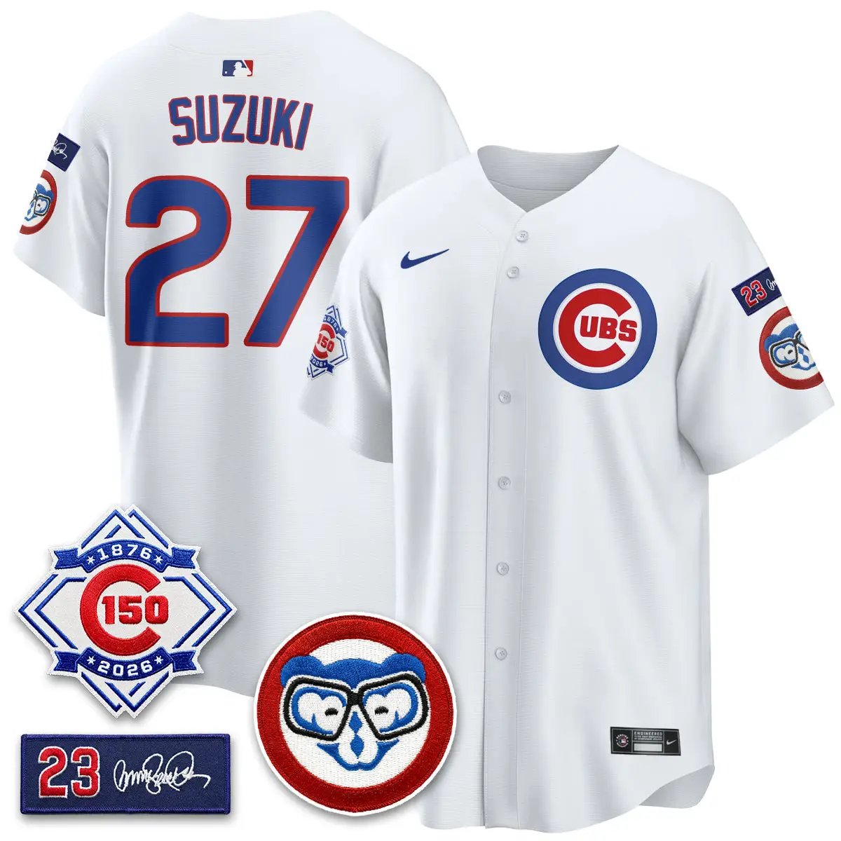 CHC 150th Anniversary Holy Cow Vapor Premier Limited Jersey - All Stitched by Chicago Cubs