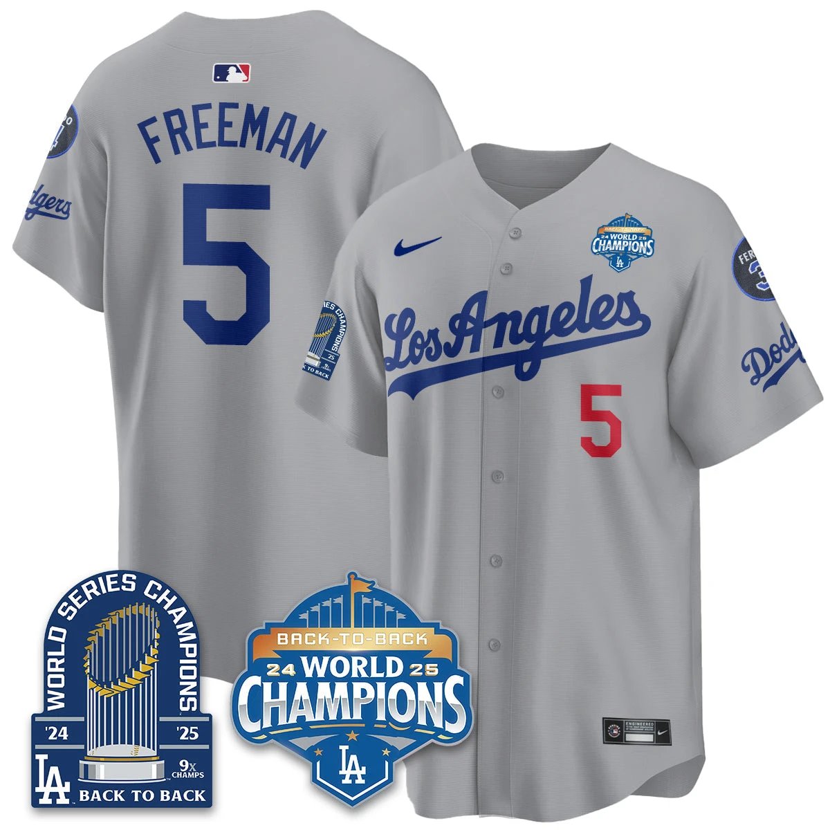 LAD Alternate Vapor Limited Jersey - 9x Champs - All Stitched by Los Angeles Dodgers