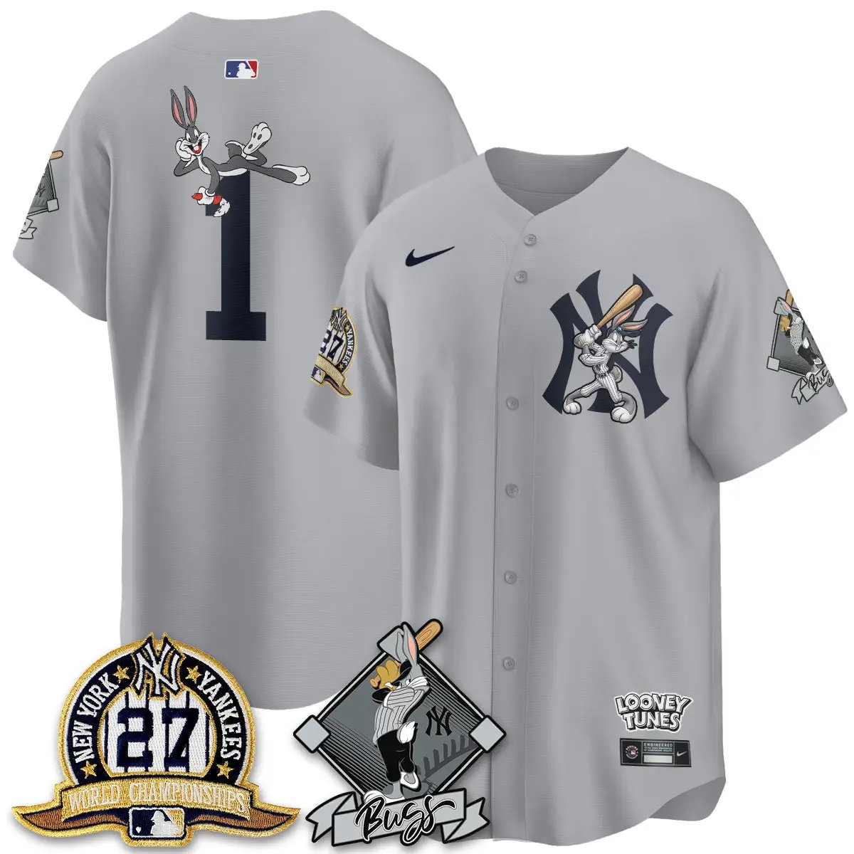 NYY Bunny Vapor Limited Jersey V2- Stitched by New York Yankees
