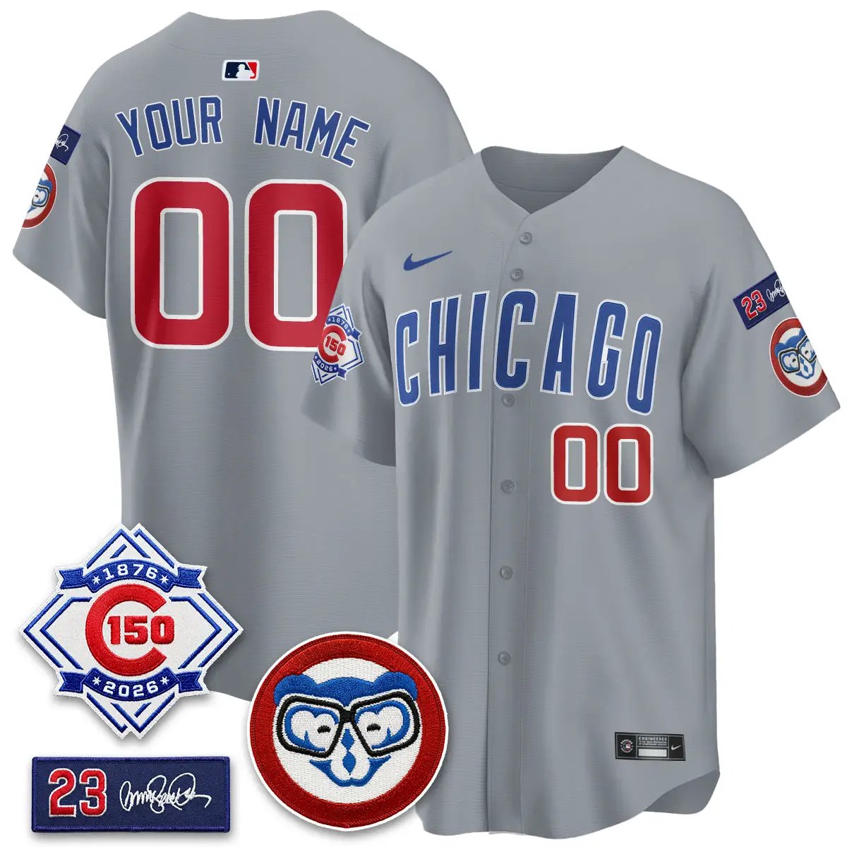 CHC 150th Anniversary Holy Cow Vapor Premier Limited Custom Jersey - All Stitched by Chicago Cubs