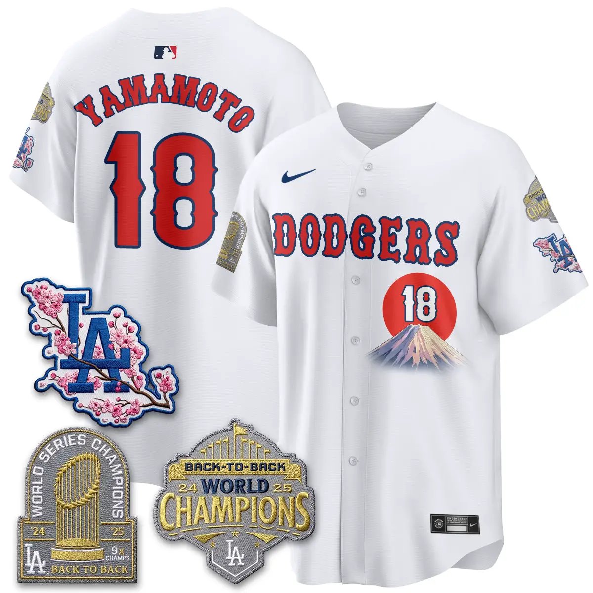 Los Angeles Dodgers Japanese Heritage Night 2026 Jersey - All Stitched V2 by Los Angeles Dodgers