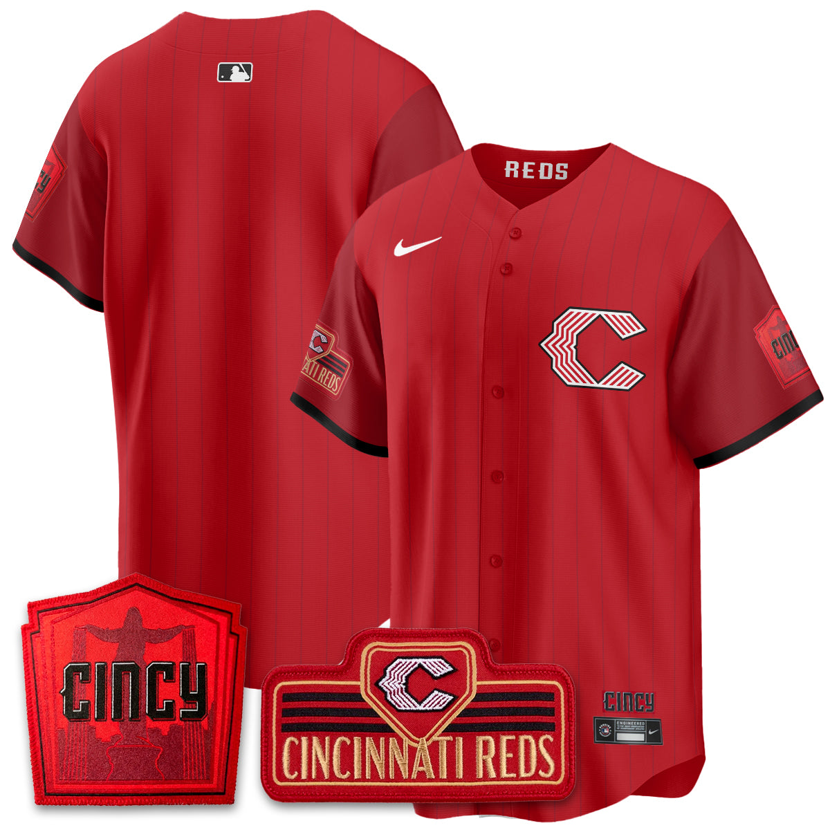 CIN 2026 City Connect Limited Premier Vapor Jersey - All Stitched by Cincinnati Reds