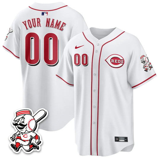Cincinnati Reds 2026 City Connect Limited Custom Vapor Jersey - All Stitched by Cincinnati Reds