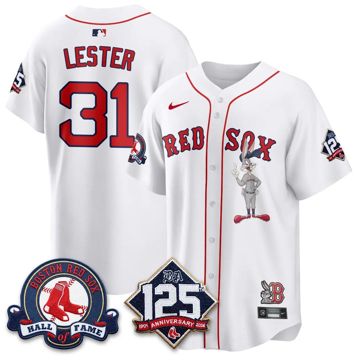 BOS x Bunny Vapor Premier Limited Jersey - Stitched by Boston Red Sox