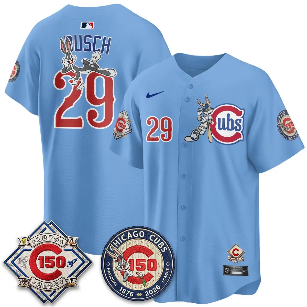 CHC x Bunny Vapor Premier Limited Jersey - Stitched by Chicago Cubs
